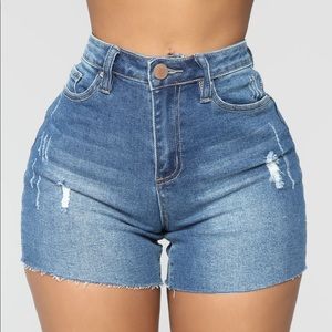 FashionNova Demin Shorts